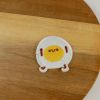Ecusson thermocollant bonhomme oeuf - blanc