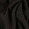 Tissu drap de laine chiné doré haute couture - noir x 10 cm