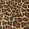 Tissu cretonne coton enduit léopard - beigex 10 cm