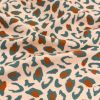 Tissu viscose Bagheera Vert eucalyptus - Eglantine et Zoé x 10 cm