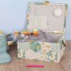 Boite à couture en tissu - abeilles patchwork