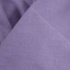 Tissu lin lavé uni - violet lilas x 10 cm