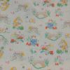 Tissu popeline coton jardins d'enfant - multicolore x 10 cm