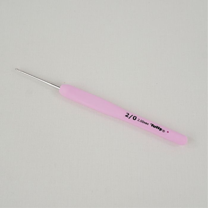 Crochet ergonomique Etimo rose - Tulip