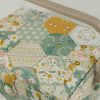 Boite à couture en tissu - abeilles patchwork