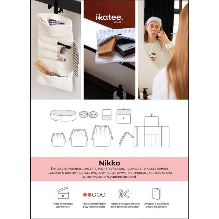 Nikko - Patron accessoires salle de bain- Ikatee