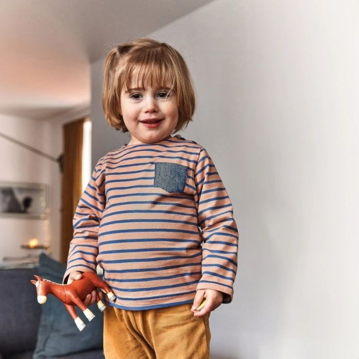 Capecod - Patron Tee-shirt marinière bébé- Ikatee