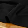 Tissu denim jean stretch haute couture - noir x 10 cm