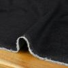 Tissu jean denim stretch haute couture - noir x 10 cm