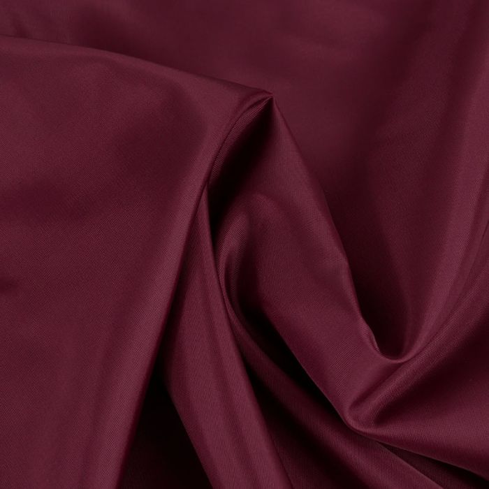 Tissu doublure viscose haute couture - bordeaux x 10 cm