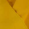Tissu sweat molleton uni - jaune x 10 cm