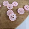 Bouton irisé 4 trous rose 12 mm x 1