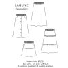 Lagune - patron jupe femme - Atelier Scammit