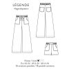 Légende - patron pantalon / short femme - Atelier Scammit