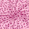 Tissu maillot de bain léopard - rose x 10 cm