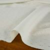 Tissu jersey maille pointelle - écru x 10 cm