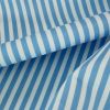 Tissu short de bain déperlant rayures - bleu ciel x 10 cm