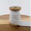 Élastique lurex blanc argent x 10 cm