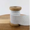Élastique lurex blanc argent x 10 cm