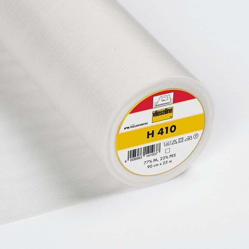 Entoilage Thermocollant Noir 100x250 Cm - Renfort Souple Pour Couture, Patchs, Travaux DIY