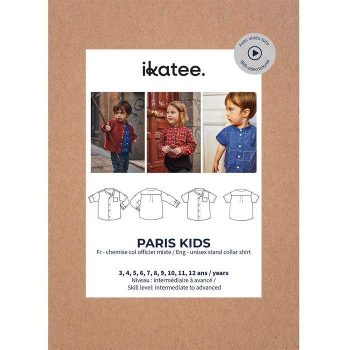 Paris Kids - Patron Chemise enfant - Ikatee