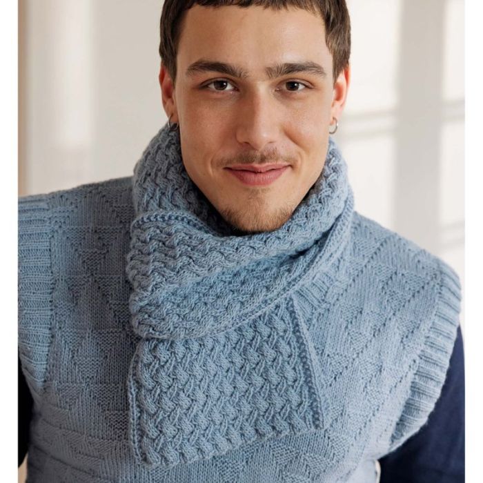 Kit Tricot Echarpe Polina - Lang Yarns