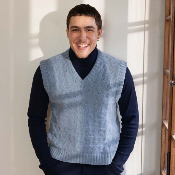 Kit Tricot Pull sans manches Casey - Lang Yarns