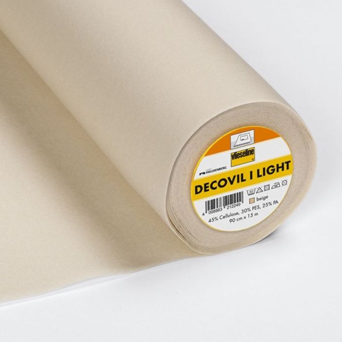 Entoilage Thermocollant Vlieseline Decovil I Light - Beige x 10 cm