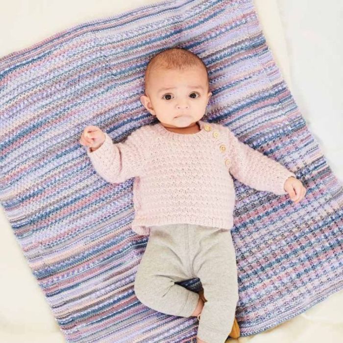 Kit tricot pull bébé modèle 04 Rico Baby 038 - Rico design