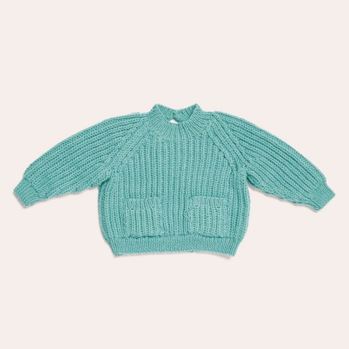 Kit tricot pullover bébé modèle 020 Rico Baby 038 - Rico design