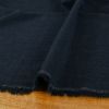 Tissu viscose lin - bleu marine x 10 cm