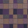 Tissu lainage jacquard tweed patchwork - violet x 10 cm