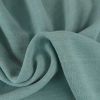 Tissu viscose lin - vert de gris x 10 cm