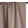 Tissu sergé coton carreaux haute couture - camel x 10 cm