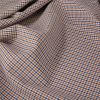 Tissu sergé coton carreaux haute couture - camel x 10 cm
