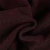 Tissu drap de laine poils haute couture - noir et rouge x 10 cm
