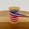 Ruban sergé drapeau français 10 mm x 10 cm