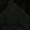 Tissu matelassé velours fausse fourrure - noir x 10 cm