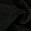Tissu matelassé velours fausse fourrure - noir x 10 cm