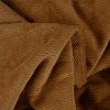 Tissu matelassé velours fausse fourrure - marron camel x 10 cm