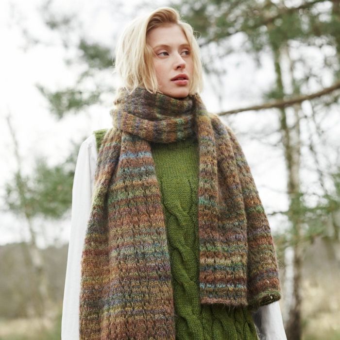 Kit tricot écharpe modèle 10 Lovewool 21 - Rico design