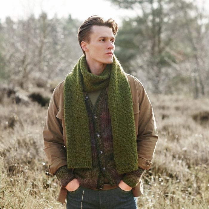 Kit tricot écharpe modèle 12 Lovewool 21 - Rico design