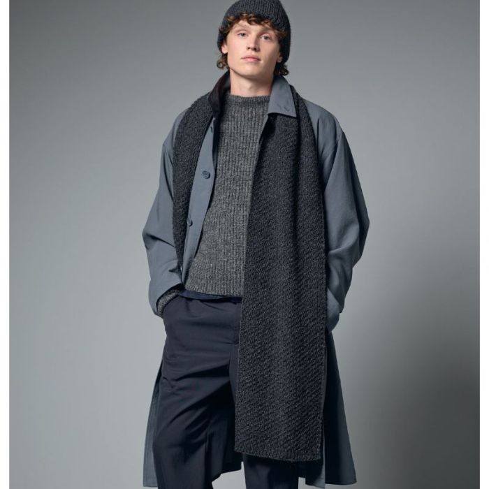 Kit tricot écharpe homme modèle 18 Made by me Men 3 - Rico design