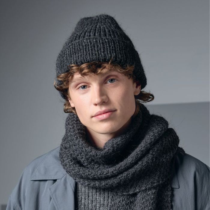 Kit tricot bonnet homme modèle 17 Made by me Men 3 - Rico design