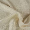 Tissu jacquard viscose léopard - écru x 10 cm