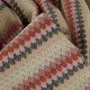 Tissu maille crochet chevrons - écru x 10 cm