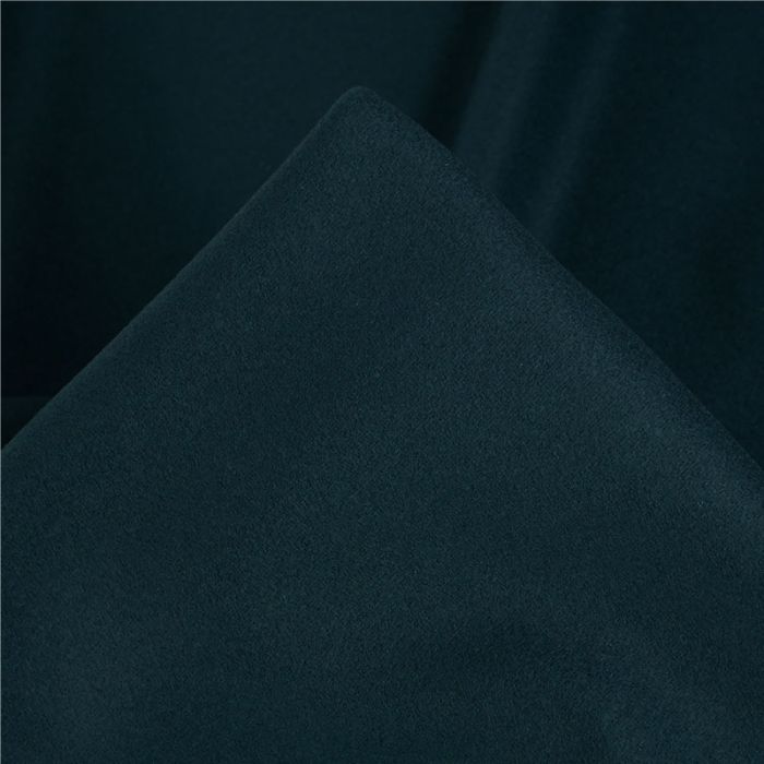 Tissu flanelle laine cachemire haute couture - bleu pétrole x 10 cm