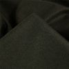 Tissu drap de laine uni haute couture - vert kaki x 10 cm