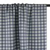 Tissu flanelle vichy carreaux - bleu denim x 10 cm