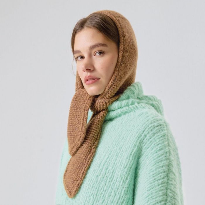 Kit tricot écharpe capuche modèle 16 Made by me 21 - Rico design